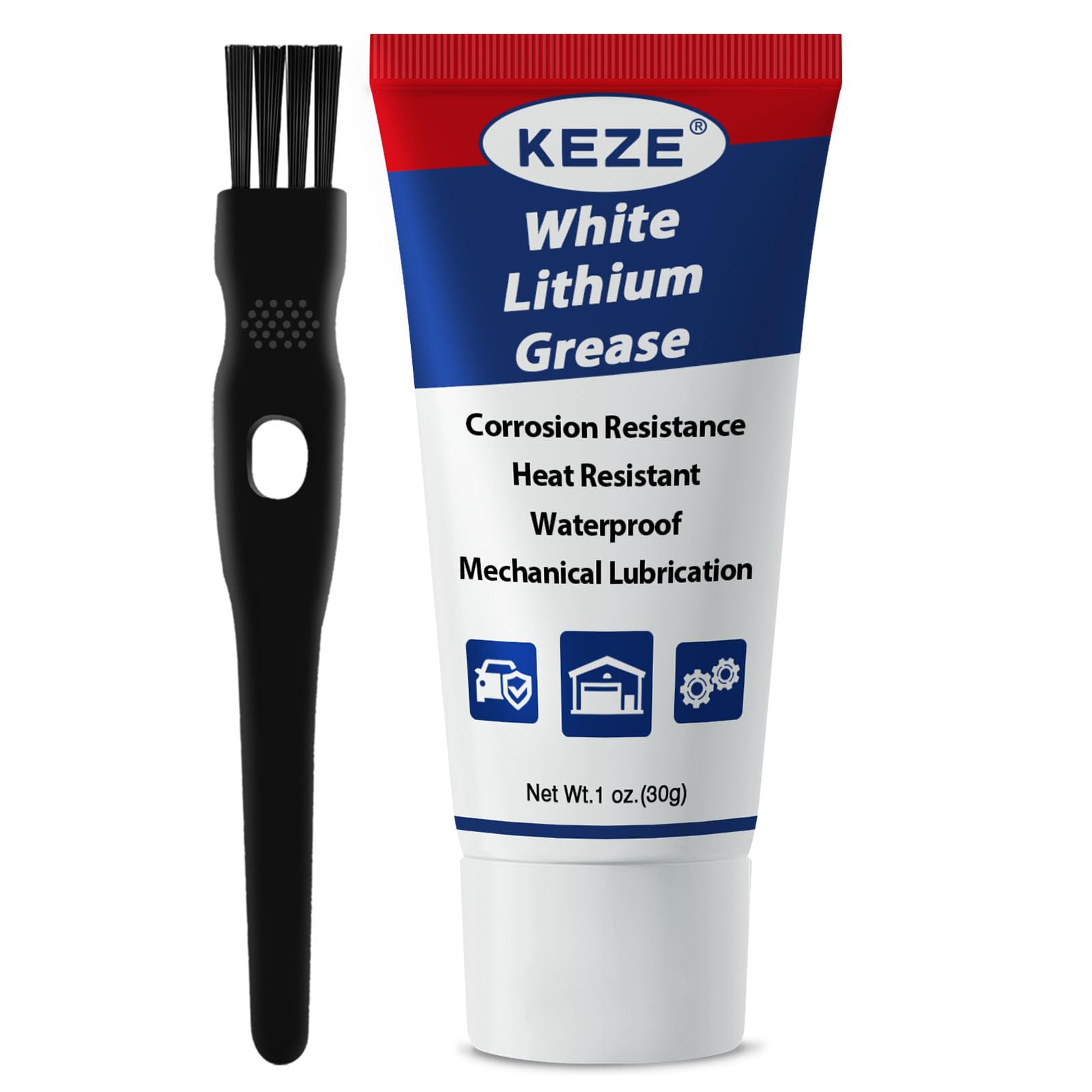 Amazon.com: Keze White Lithium Grease Tube Automotive Grasa De